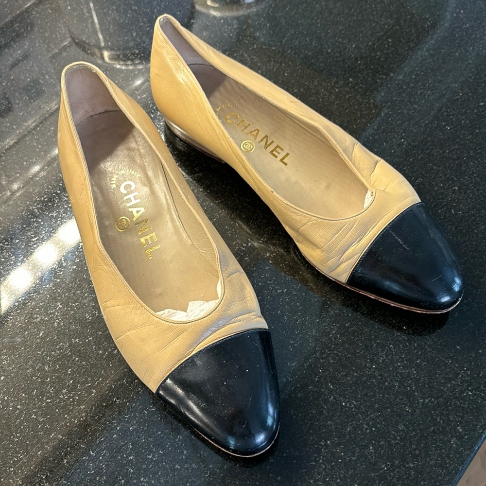 Vintage Chanel Ballet Flats - Picture 1 of 3
